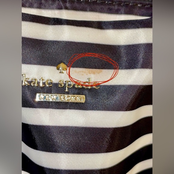 Kate Spade Black & White Large Diaper Bag. See pics. - Picture 3 of 14